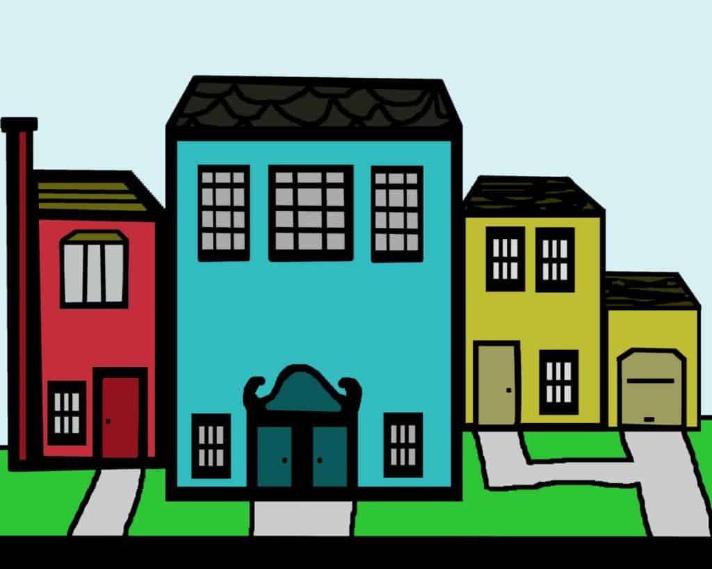 clip art neighborhood