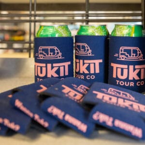 Buy koozies from Tukit Tour Company in Asheville